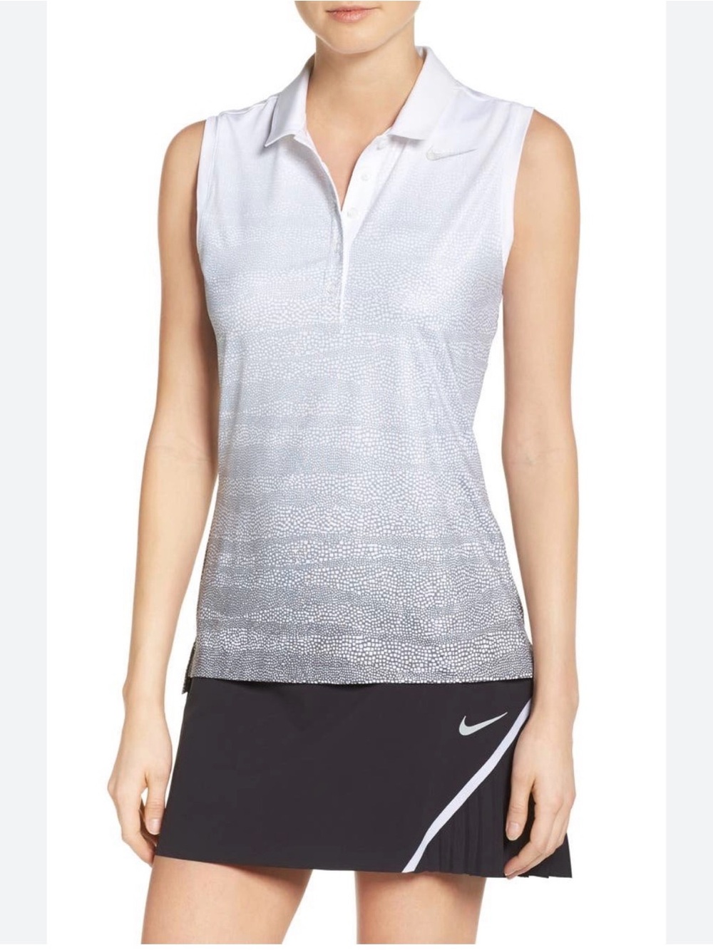 NIKE Golf Dri-Fit Sleeveless Polo Shirt